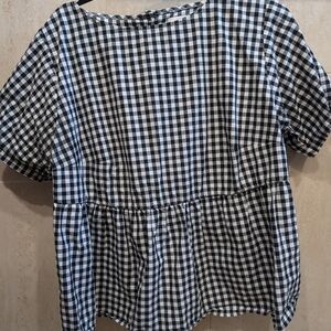 Tradlands Nico Short Sleeve Black Gingham Shirt